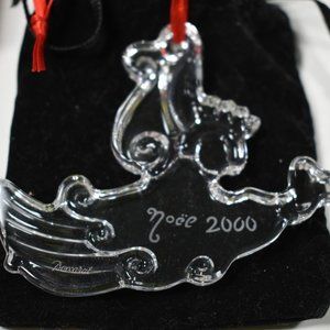 2000 Baccarat Noel Christmas Crystal Ornament